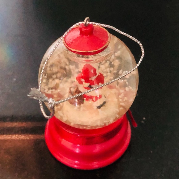 Santa Christmas Tree Ornament And Santa Snow Globe Ornament Stand Not Included - Picture 6 of 6